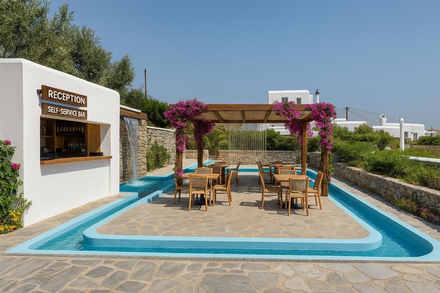 Mykonian Breeze Áno Merá Exterior foto